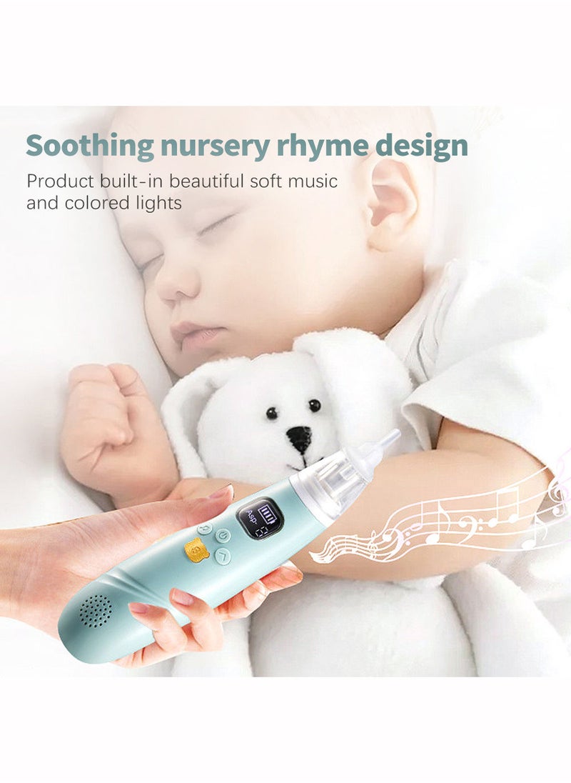 ONETO - Baby Nasal Aspirator Toddler Electric Nose Aspirator Automatic Nose Cleaner Adjustable Suction Music and Light Soothing Function - Image 1