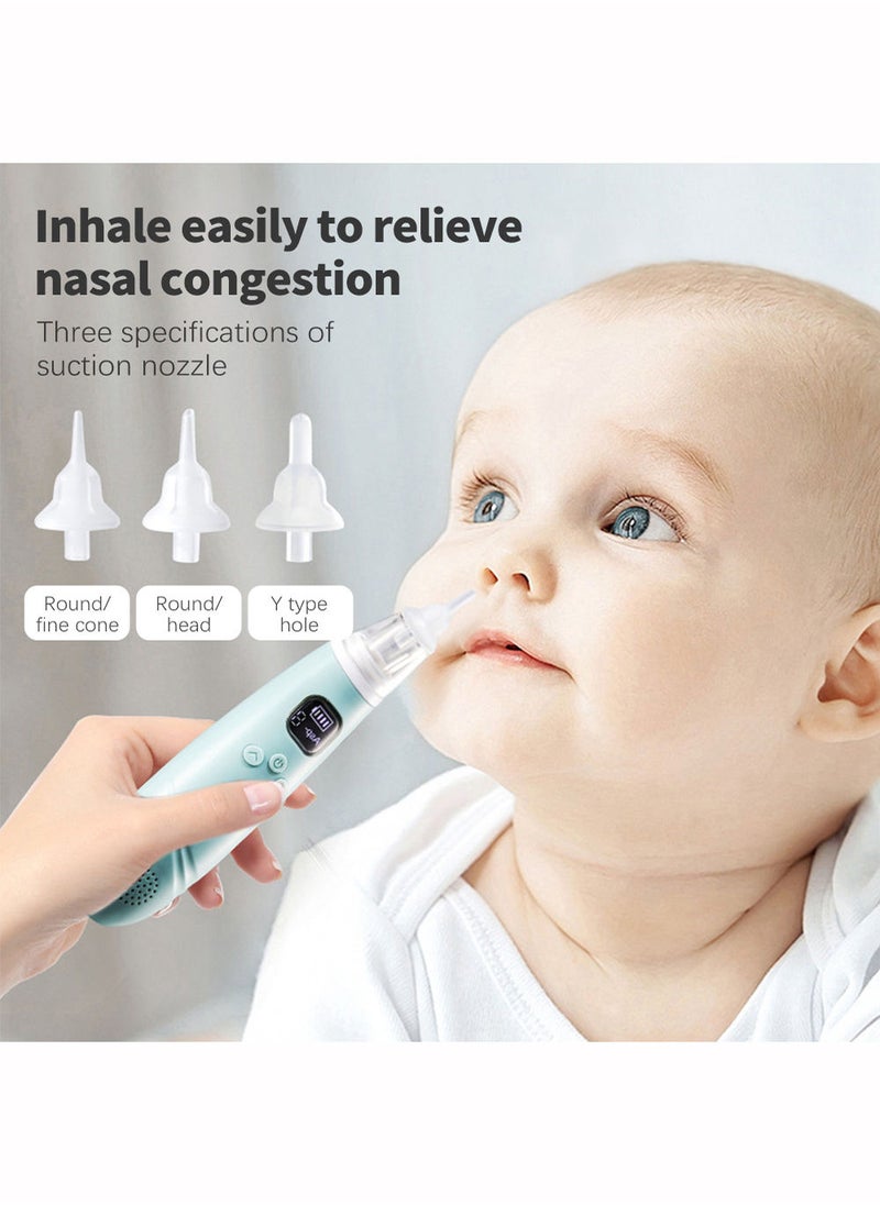 ONETO - Baby Nasal Aspirator Toddler Electric Nose Aspirator Automatic Nose Cleaner Adjustable Suction Music and Light Soothing Function - Image 1