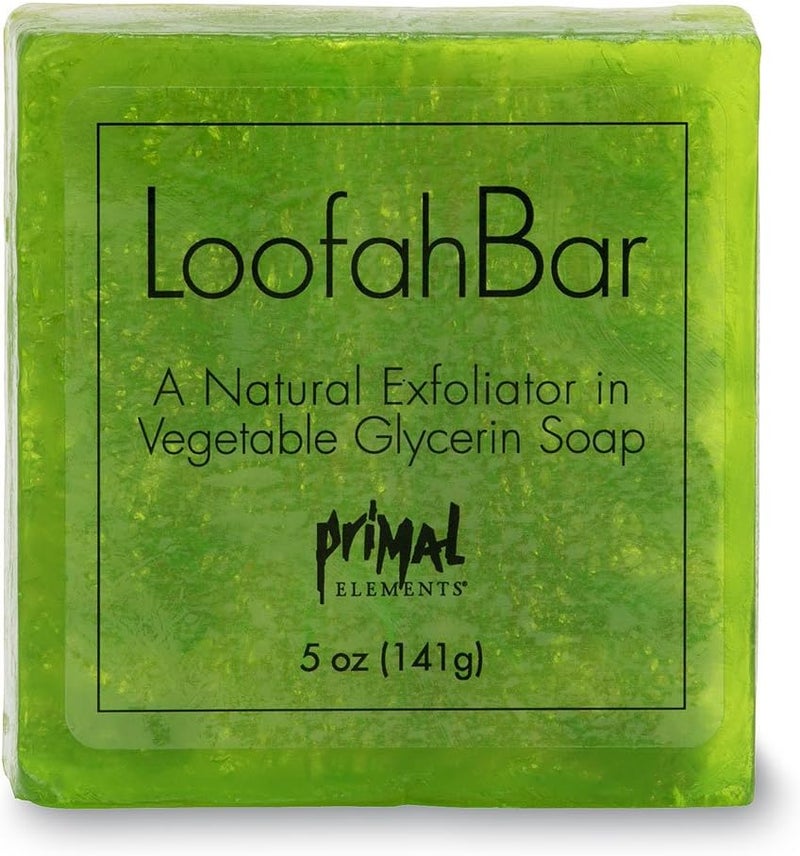 JUICY KIWI Handmade Glycerin LoofahBar Soap