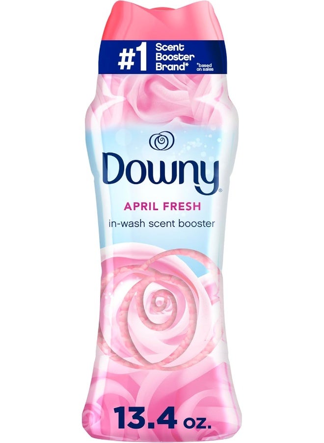 Downy Downy In-Wash Laundry Scent Booster Beads, April Fresh, 13.4 oz - Image 1