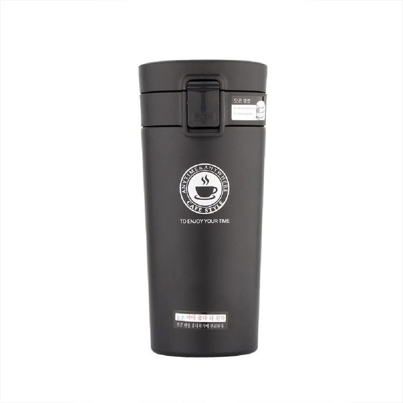 LNT Coffeemate Insulated Mug Vacuum Insulated Travel Coffee Mug with Lid 8 Hours Hot and 14 Hours Cold 380 ml Stainless Steel Random Colour - Image 1