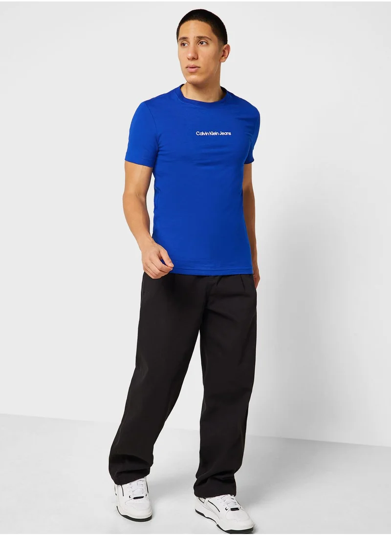 Calvin Klein Jeans Logo Crew Neck T-Shirt
