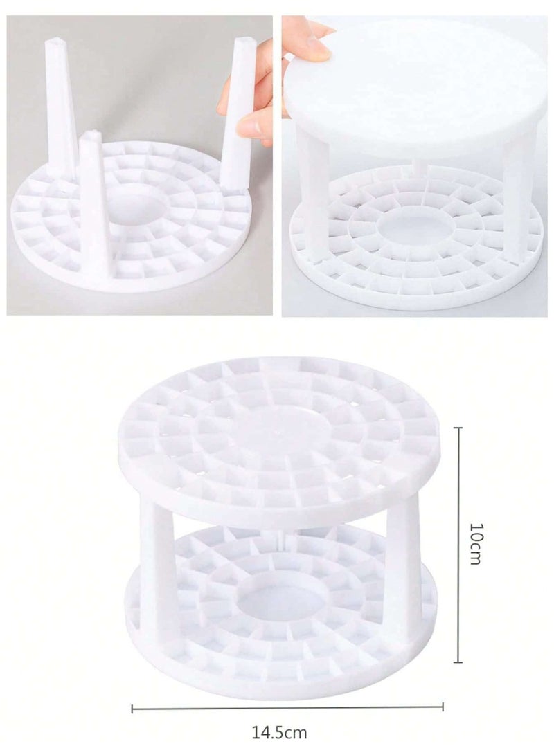 KHAJUL Brush Holder Organizer For Makeup Desk Organizer For Eyebrow Penci  Eye Liner Makeup Brush And Nail Brush Suitable For Dressing Table Bathroom - Image 2