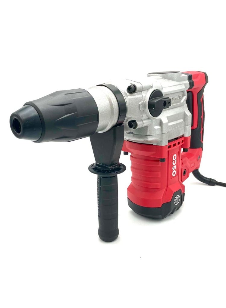 OSCO-TOOLS OSCO Demolition & Drilling Hammer Max, 1600W, 40mm SDS-MAX – powerful and professional performance for breaking concrete and drilling walls with ease. Durable construction with comfortable grip, ideal for construction sites and heavy-duty tasks - Image 1