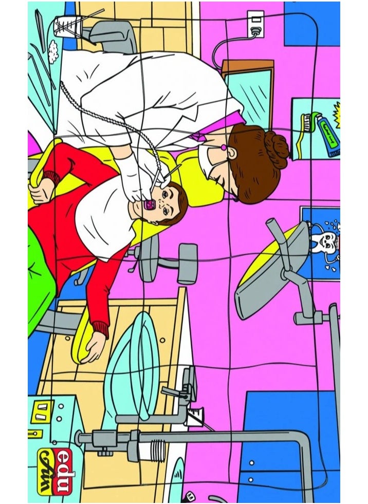 null - Dentist Puzzle for Kids – 12-Piece Set for Skill Development and Career Exploration - Image 1