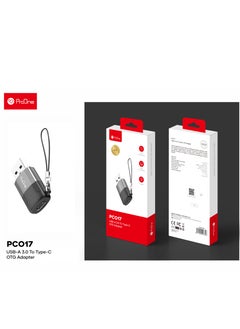 ProOne ProOne USB-A to Type-C OTG Adapter - Ultra-Fast USB 3.0 Data Transfer, Premium OTG for Type-C, Sleek Aluminum Shell, Versatile USB Adapter with Hanging Rope (Up to 5Gbps speed)  - Image 3