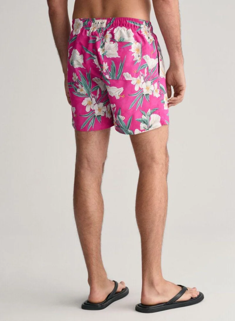 غانت Gant Oleander Print Swim Shorts