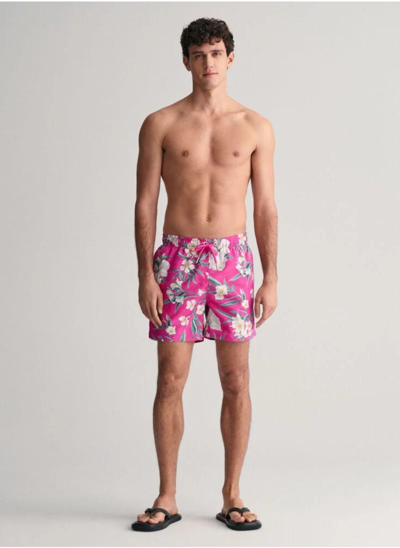 GANT Gant Oleander Print Swim Shorts