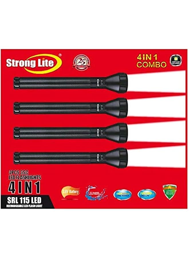 Strong Lite Light 4in1 LED Flash Lights Combo SRL115LED - Image 1