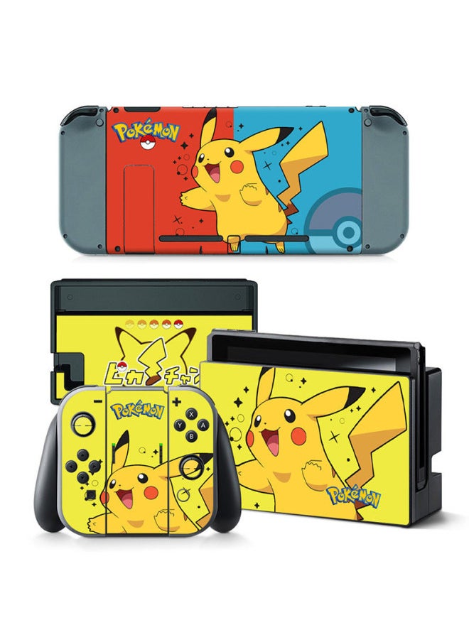 Generic Suitable For Nintendo Switch Film NS Switch Sticker Switch Cartoon Pikachu Personality Sticker-Color:TN-switch-5279  - Image 3