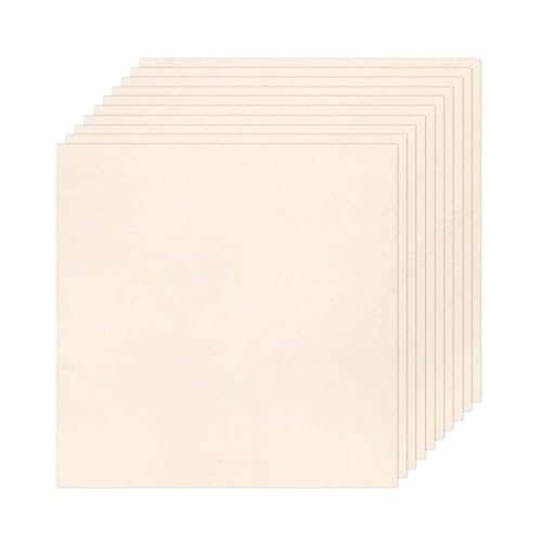 Nitelemn 10 PCS Embroidery Fabric, Pre-Cut Beige Natural Cotton Embroidery Cloth Fabric, Embroidery Cloth Squares for Embroidery Garment Craft (11.8 × 11.8 Inch) - Image 1
