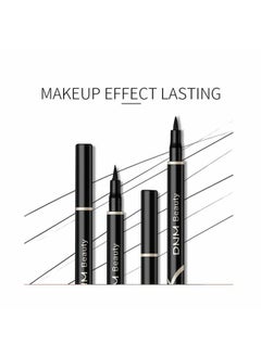 DNM Cat Eye Makeup Waterproof Neon Colorful Liquid Eyeliner Pen Make Up Comestics Long-lasting Black Eye Liner Pencil Makeup Tools (blue)  - Image 2