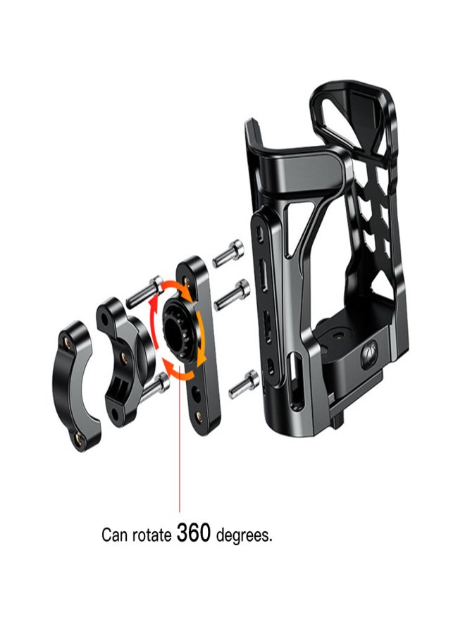 Kewig Bike Water Bottle Holder Rotatable Motorcycle Drink Holder Bicycle Water Bottle Mount Cage Fits Bike Stroller Motorcycle - Image 5