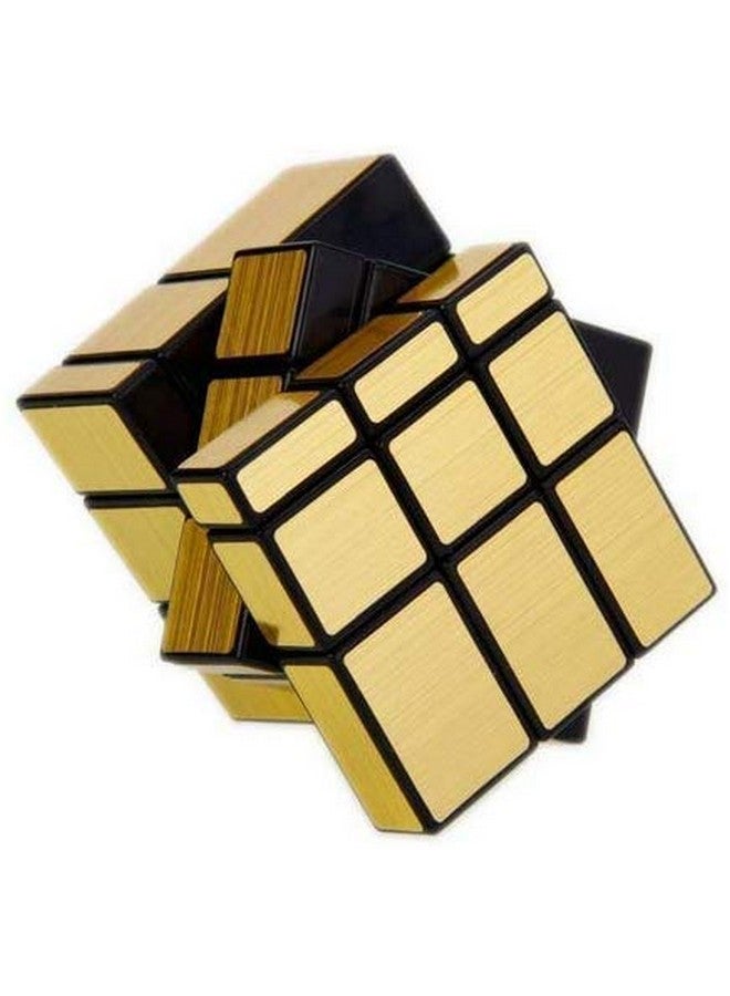vGRASSP Mirror Magic Cube for Stress Relief - Golden Colour - 6 x 6 x 6 cm - Image 4