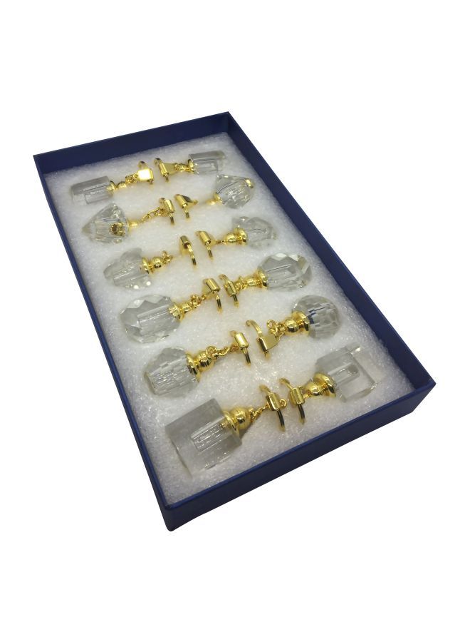 NIBEMINENT 12-Piece Oud Bottle Shaped Keychain Set  - Image 2