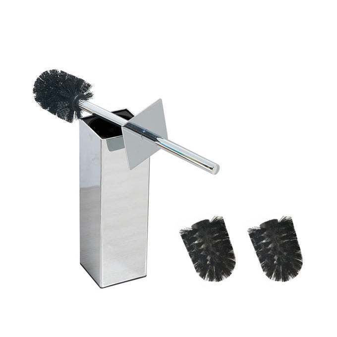 STAINLESS STEEL MATERIAL STAND TOILET BRUSH HOLDER FOR BATHROOM AND HOTEL CHROME
