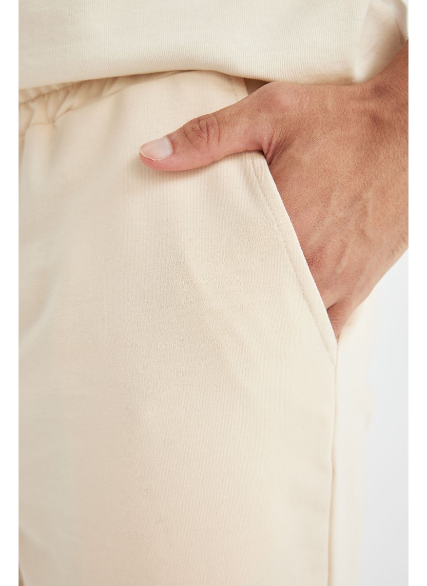 Man Regular Fit Basic Bermuda Shorts