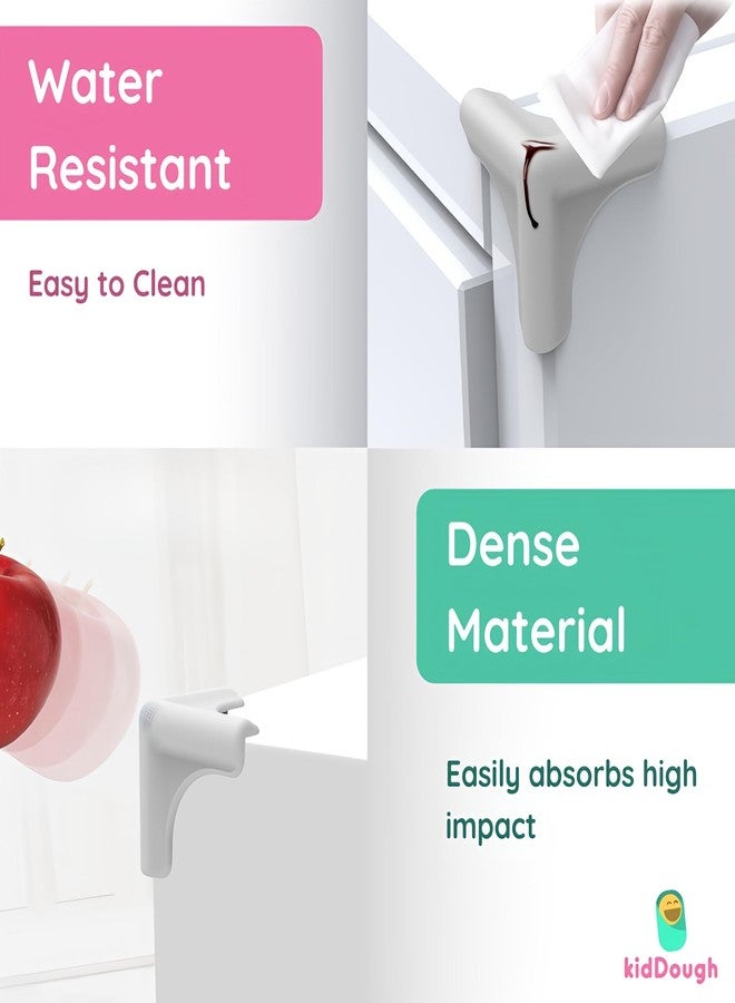 KidDough Corner Guards for Baby Safety, Soft Silicon Table Edge Protectors, Very Soft, 4Pcs/Pack - Image 5