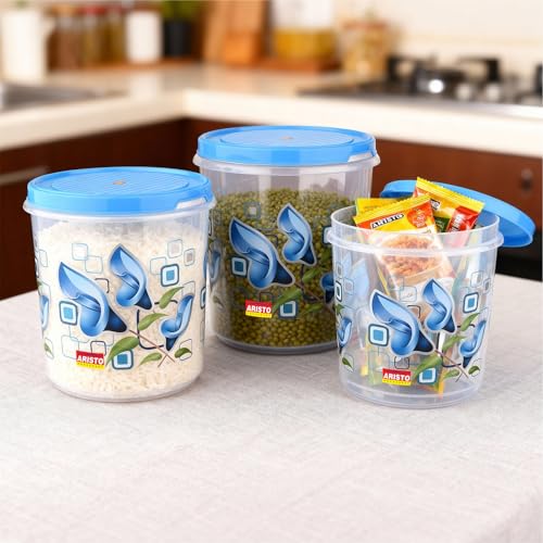 Aristo Store Queen777 Plastic Storage Container-4700 Ml (19.5(D) X 21.6Cm) - Multicolor - Image 5