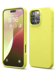 Compatible with iPhone 16 Pro Case 6.3 Inch Slim Liquid Silicone 4 Layers Soft Gel Rubber Shockproof Protective Phone Case with Anti Scratch Microfiber Lining (Yellow) - pzsku/Z9FEF73924506E9000FFDZ/45/_/1733164657/b64bb1a8-0a6a-4c9e-8bac-272476ab9ccc