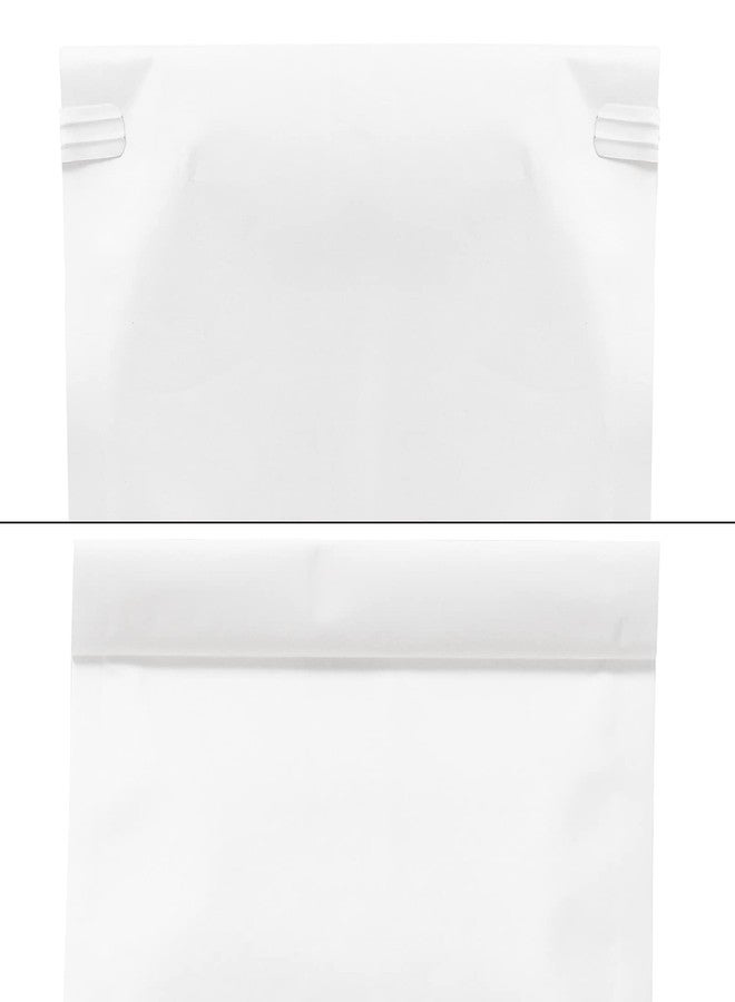 AVLA 50 Pack White Kraft Paper Bags with Window, Tin Tie Tab Lock Bags for Baked Goods, Wedding Favors & More - Image 3