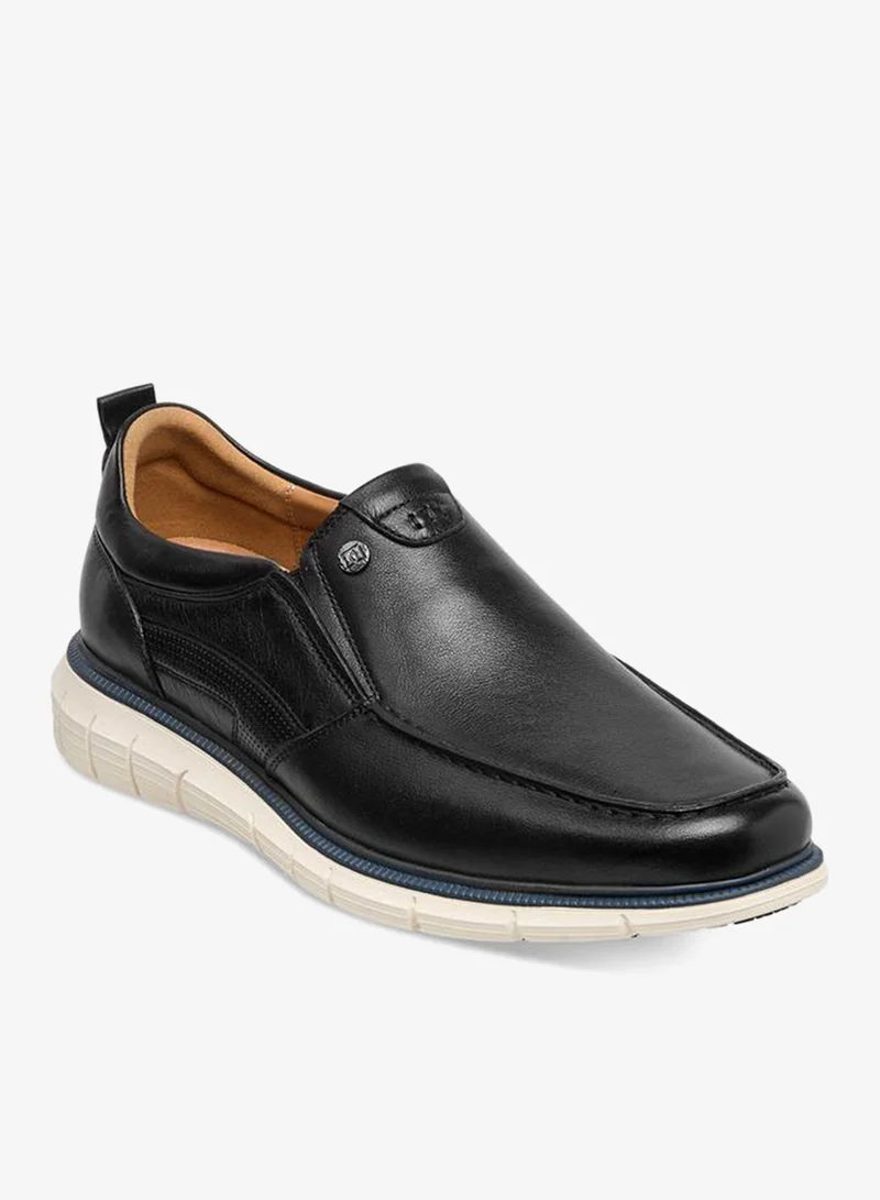 DUCHINI Men Leather Slip-On Loafers