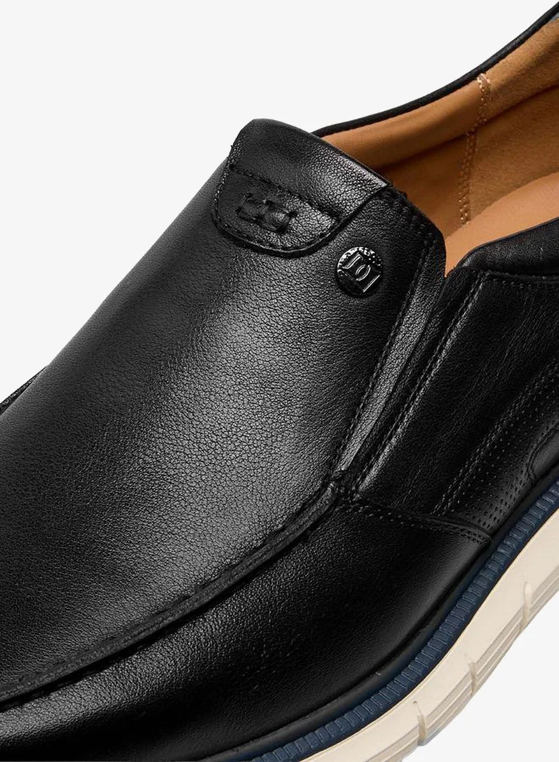DUCHINI BLACK Men Leather Slip-On Loafers for Men | Best Price UAE