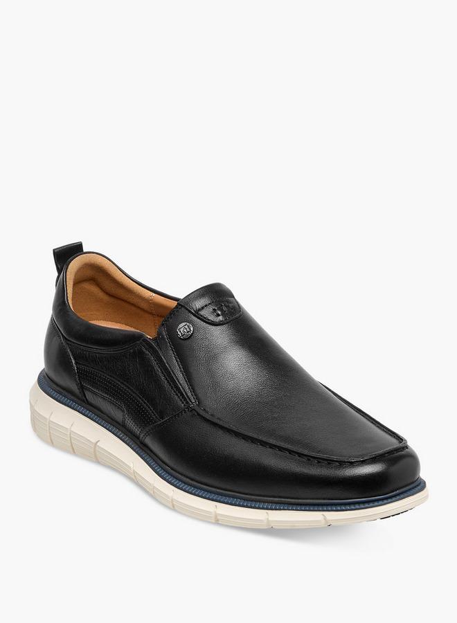 DUCHINI Men Leather Slip-On Loafers - Image 2