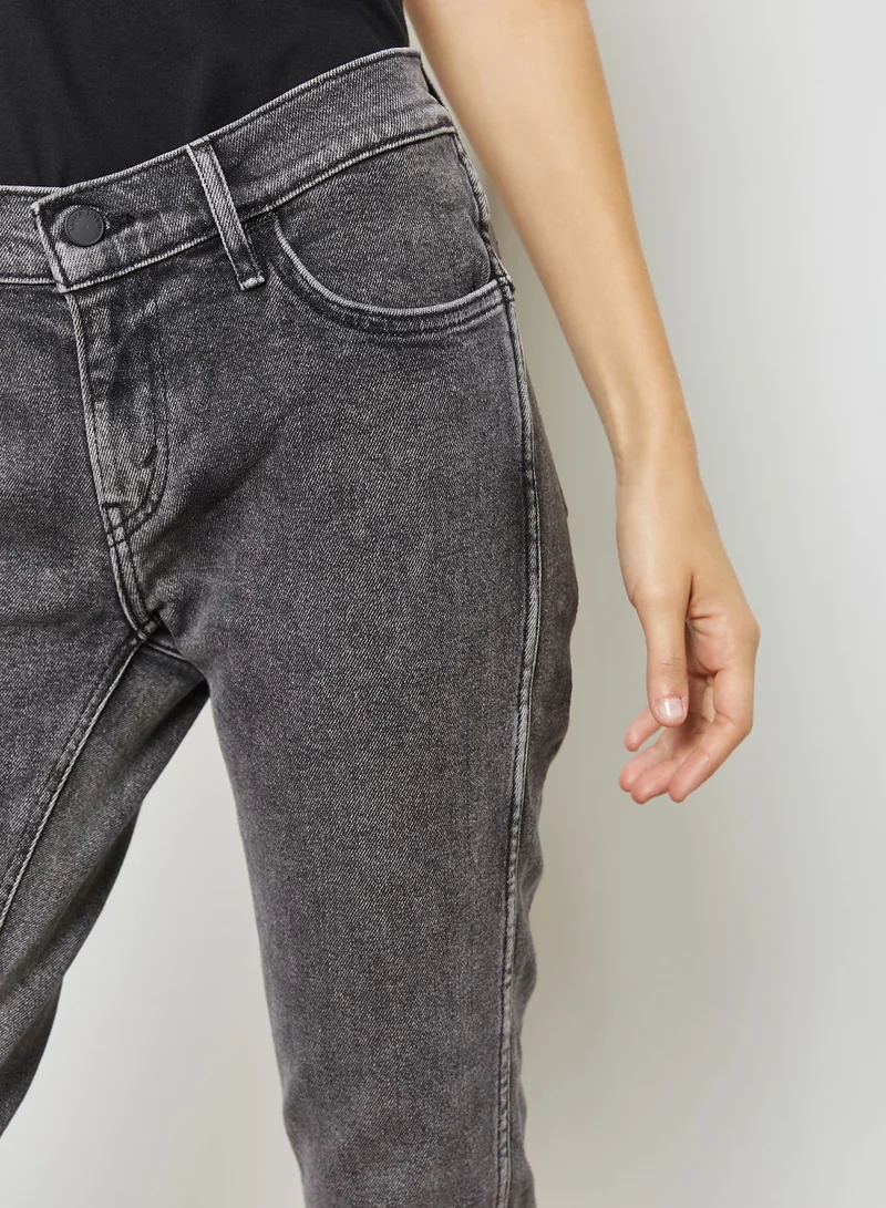 Levi's Line 8 Mid Rise Skinny Jeans
