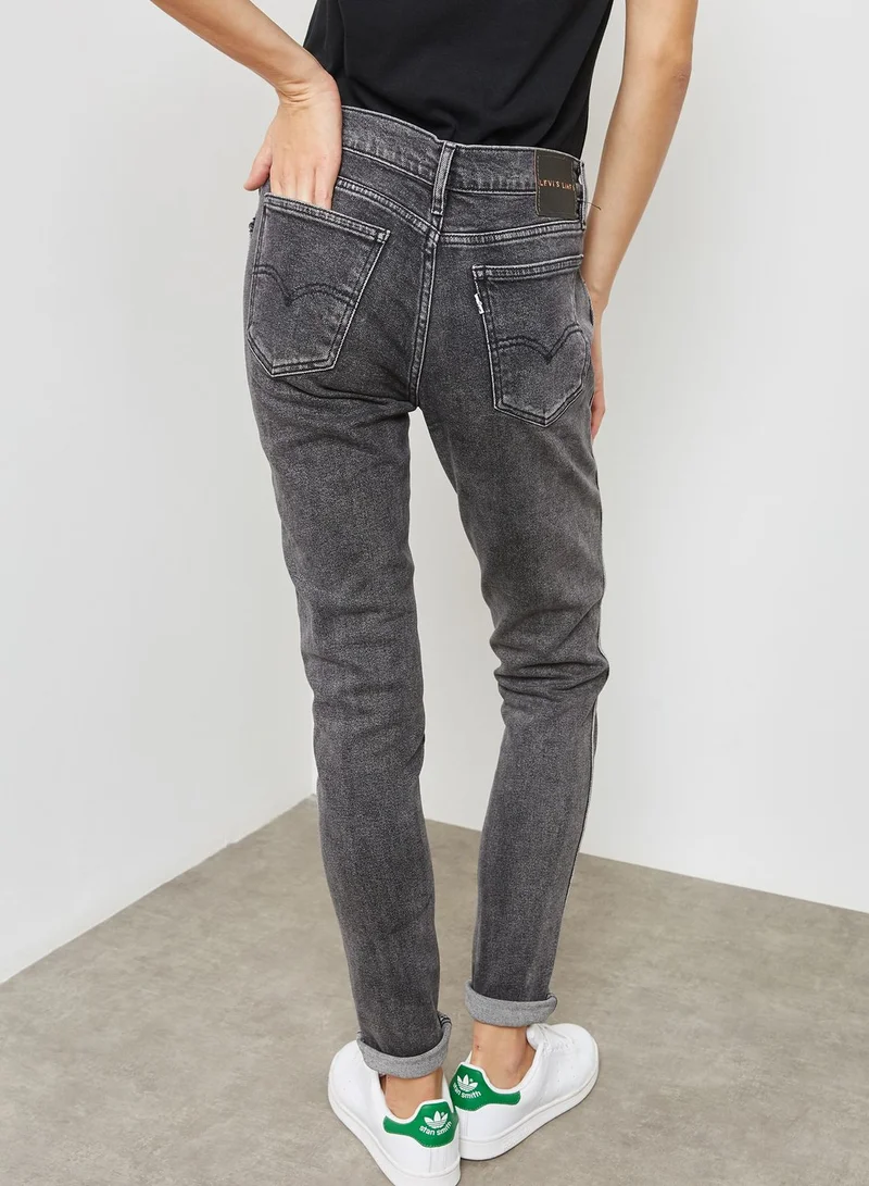 Levi's Line 8 Mid Rise Skinny Jeans