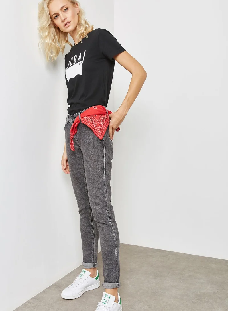 Levi's Line 8 Mid Rise Skinny Jeans