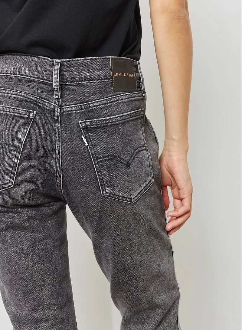 Levi's Line 8 Mid Rise Skinny Jeans