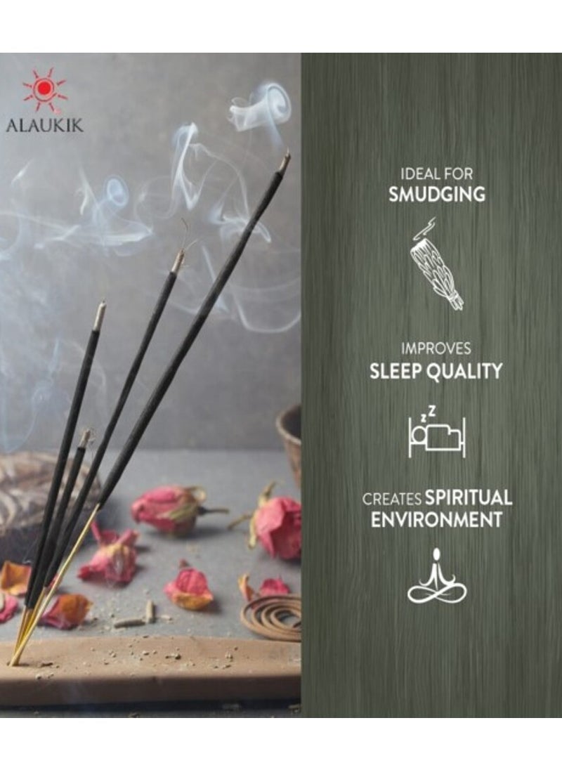 ALAUKIK - Alaukik LAVANDER Incense Sticks | Made with Natural Plant Based Ingredients | Fragrance for Aroma, Relaxation & Peace, 50g - (Pack of 3). - Image 1