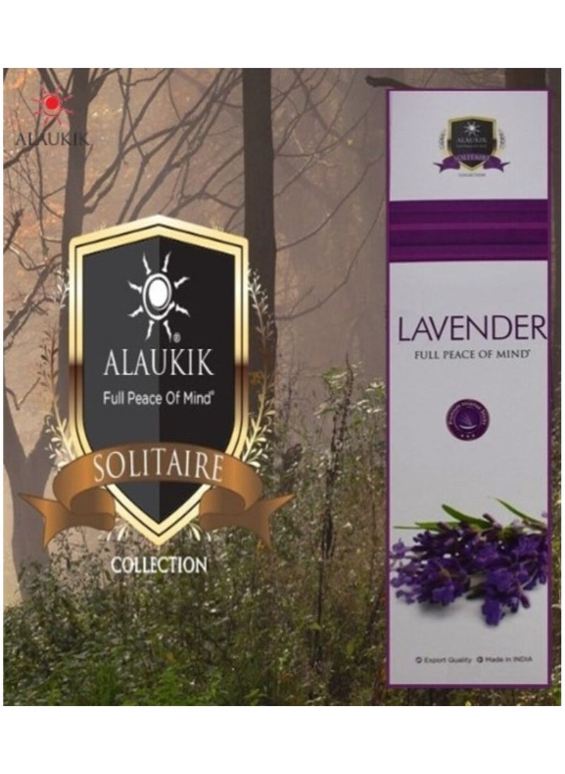 ALAUKIK - Alaukik LAVANDER Incense Sticks | Made with Natural Plant Based Ingredients | Fragrance for Aroma, Relaxation & Peace, 50g - (Pack of 3). - Image 1