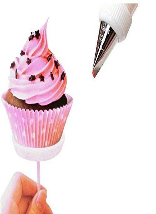 Bilvina New Cake Flower Nails Set Cupcake Icing Cream Sugar Craft Decorating Tool | Set of 4 - Image 2