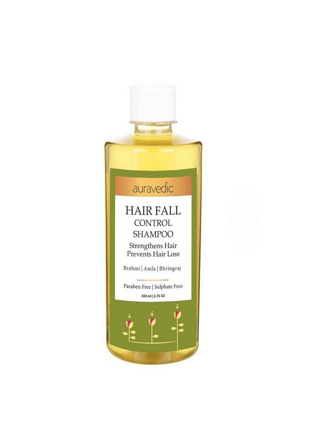 Hair Fall Control Shampoo For Women Men 500Ml Herbal Shampoo With Amla Bhringraj Natural Shampoo For Hair Fall Control Paraben Free Anti Hair Fall Shampoo For Women Men.