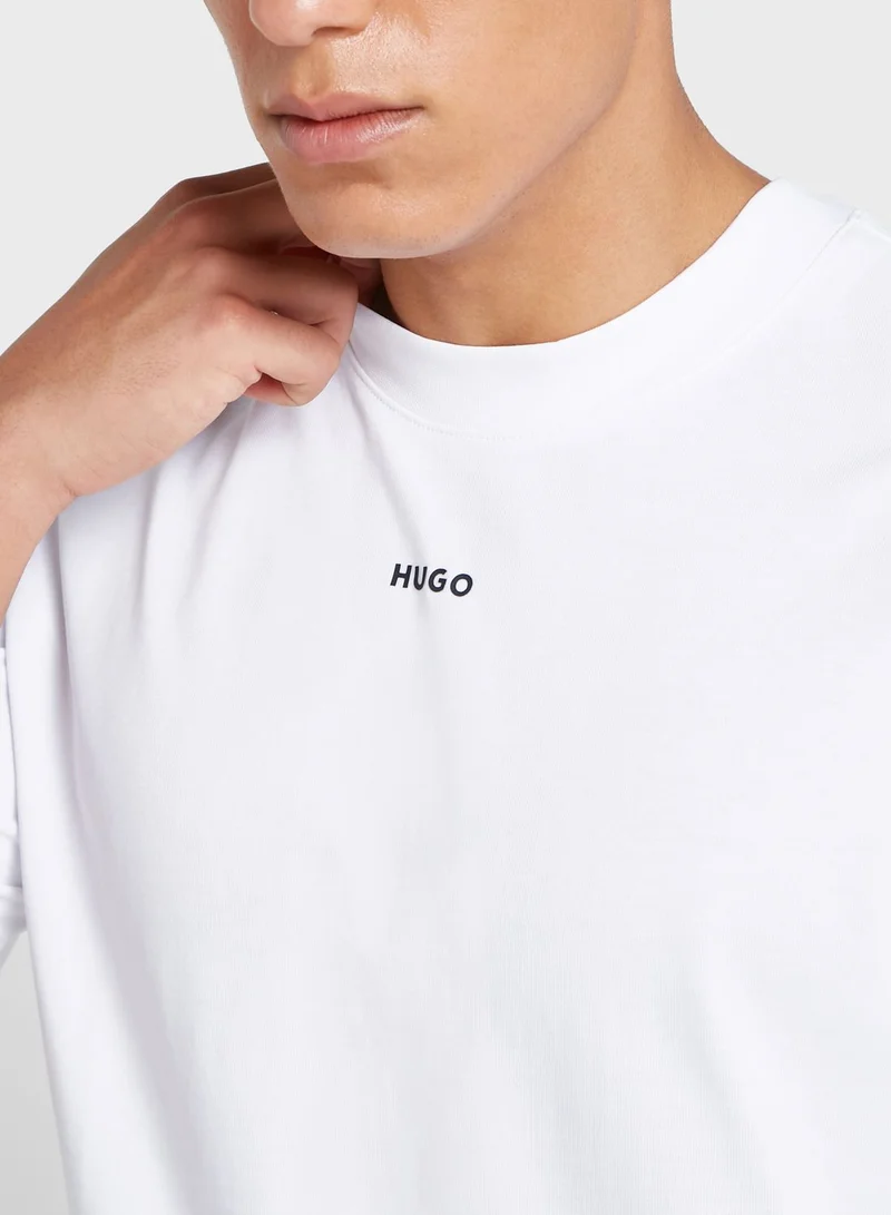 HUGO Logo Crew Neck T-Shirt