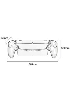 Generic Applicable To PlayStation Portal Remote Play Crystal Shell PS5 Streaming Handheld PC Protective Shell-Product Color:Transparent Blue  - Image 5