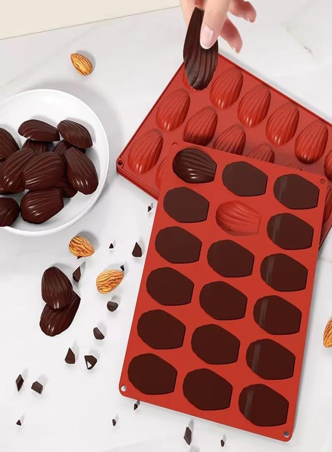 SHOAIB French Madeleine Mould 1-piece French Cookies Baking Tray 18-Slots Shell Shape Silicone Mould for Chocolates & Desserts - Image 4
