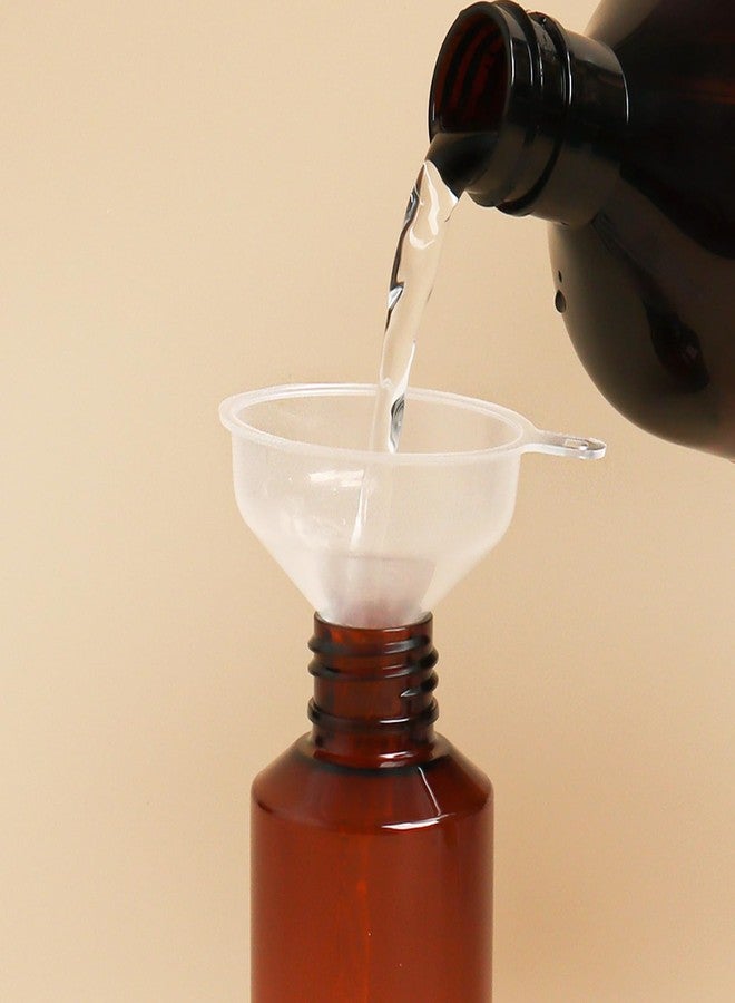SBYURE Small Funnels 6 Pack Mini Clear Funnel Easily Transfer Liquids Granules Powders Funnels Narrow Neck Water Bottle for Filling Small Bottles,Liquids, Powders Capsule - Image 5