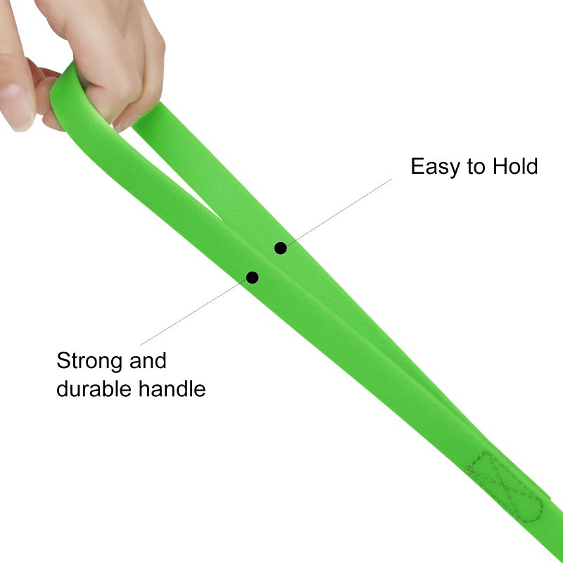 Qiaosite Waterproof Long Leash Durable Dog Recall Training Lead Great for Outdoor Hiking, Training, Yard, Beach and Swimming (Green, 15ft) - Image 4