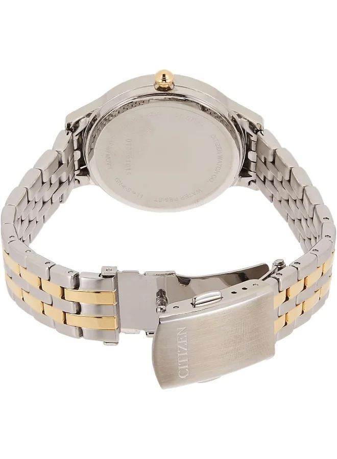 سيتيزن Citizen Womens Quartz Watch, Analog Display And Stainless Steel Strap - Ed8184-51A