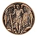 Leabet Saint Michael Archangel Protection Coin 157Inch DoubleSided Zinc Alloy Collectible with Antique Finish Featuring Saint Michael Prayer Christian Challenge Coin - Image 2