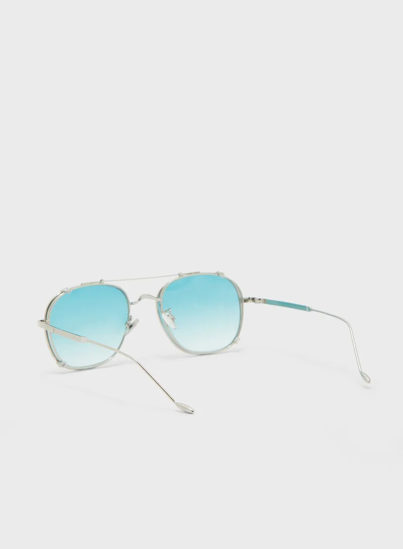 Seventy Five Clip On Anti Blue Lens Sunglasses