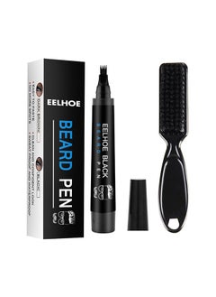 EELHOE EELHOE Beard refill pen kit, waterproof, sweat-proof, makeup-proof beard pen, beard tracing pen  - Image 5