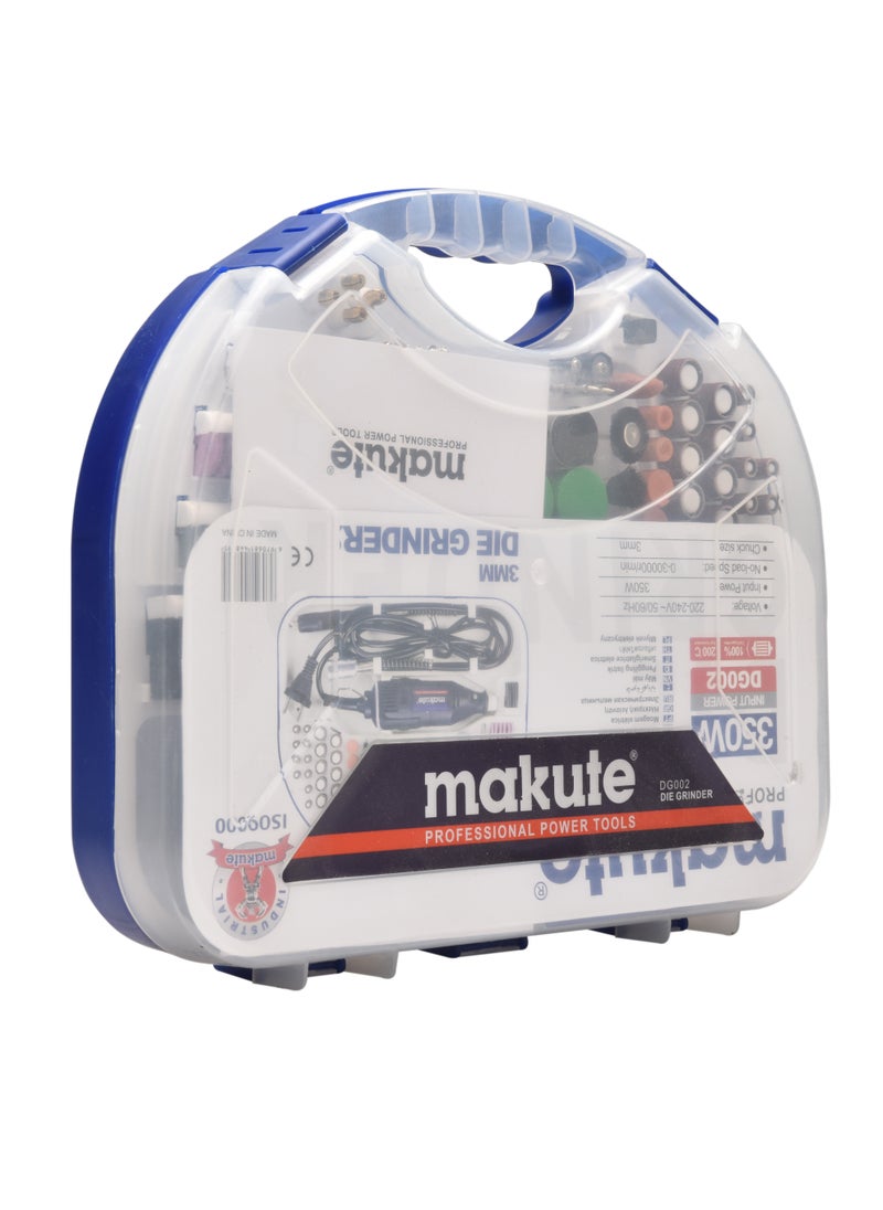 makute Electric Die Grinder 350W with No-load Speed 30000rpm  Suitable for Wood Metal Stone Grinding Cutting and Polishing Tasks (DG002)  - Image 3