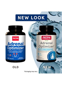 jarrow formulas Adrenal Optimizer 120 Tablets Dietary Supplement Supports Adrenal Health & Immune System Combines 12 Nutrients & Nutraceuticals 60 Servings (Packaging May Vary)  - Image 3