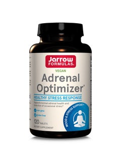 jarrow formulas Adrenal Optimizer 120 Tablets Dietary Supplement Supports Adrenal Health & Immune System Combines 12 Nutrients & Nutraceuticals 60 Servings (Packaging May Vary)  - Image 1