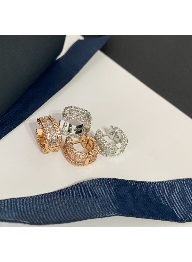 general Earrings all copper gold-plated, fashionable, generous, and beautiful - Image 2