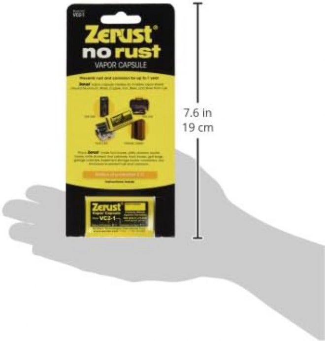 Zerust VC2-1/VC2-1/2-1 Rust Preventing Vapor Capsule, Yellow Moisture wear upgraded quality